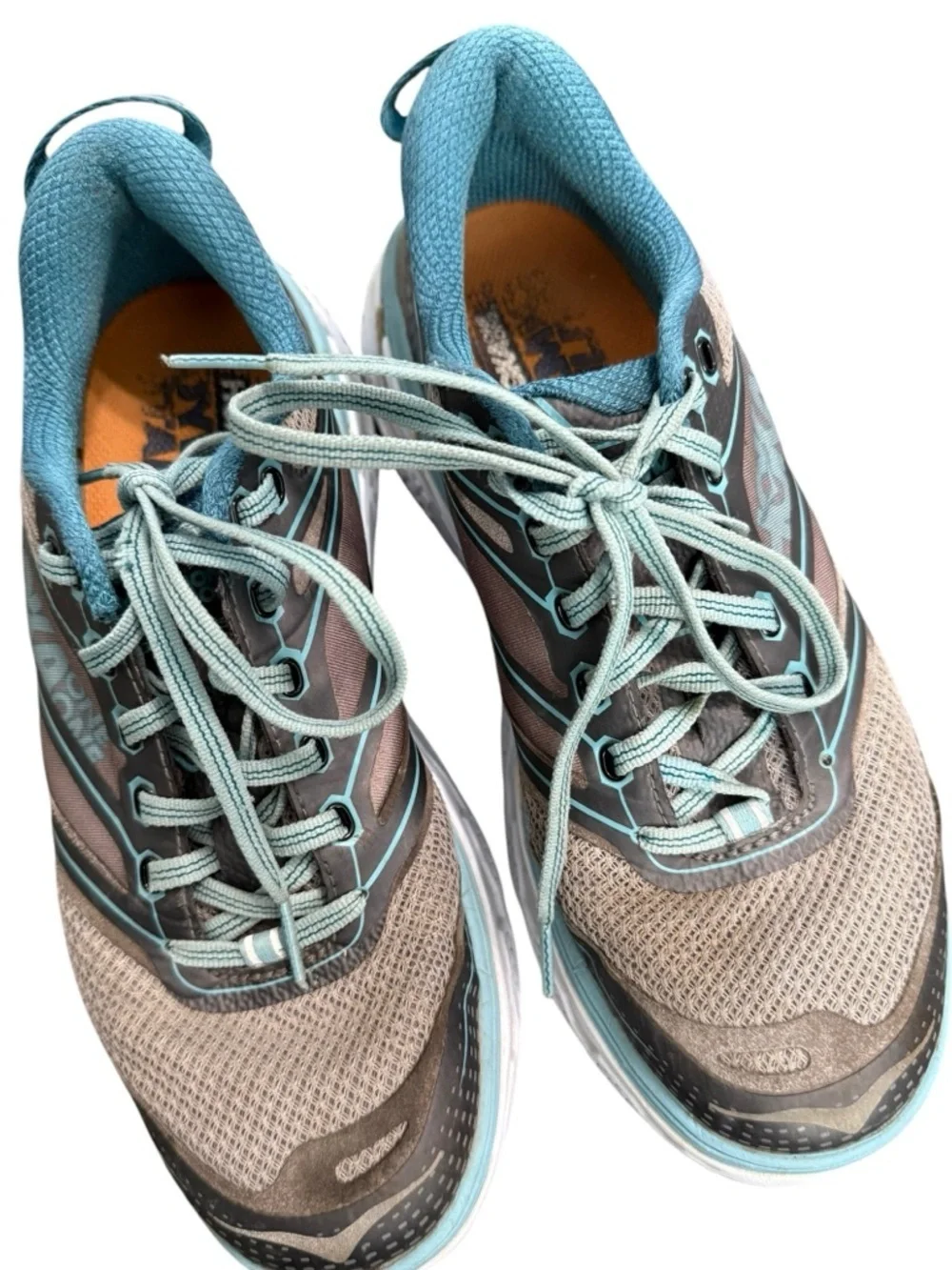 Hoka One One Conquest 3 Womens Running Shoes Gray Athletic Sneakers Size 6.5